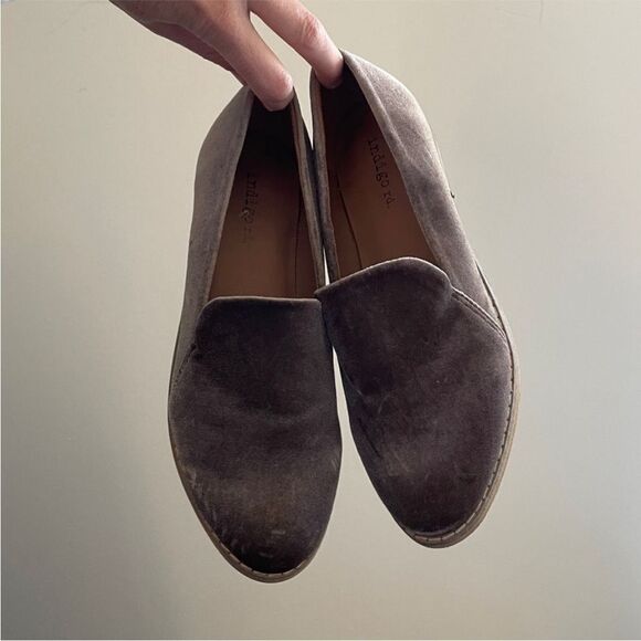 Indigo Rd Velvet Driving Loafers Size 6 Shoes Classic Retro Flats Old Money Prep - Picture 4 of 13